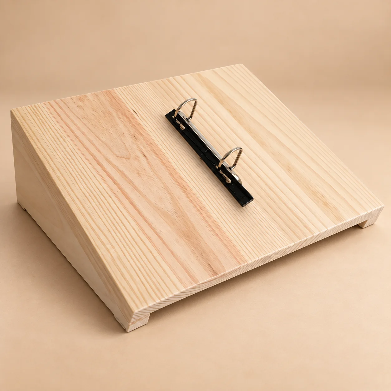Expositor de madera para catálogos