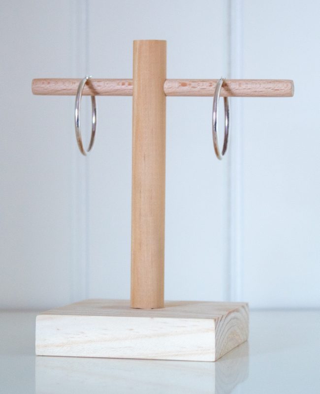Expositor de madera para pendientes 35x30cm